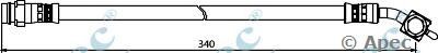 APEC BRAKING hos3924 -  Тормозной шланг